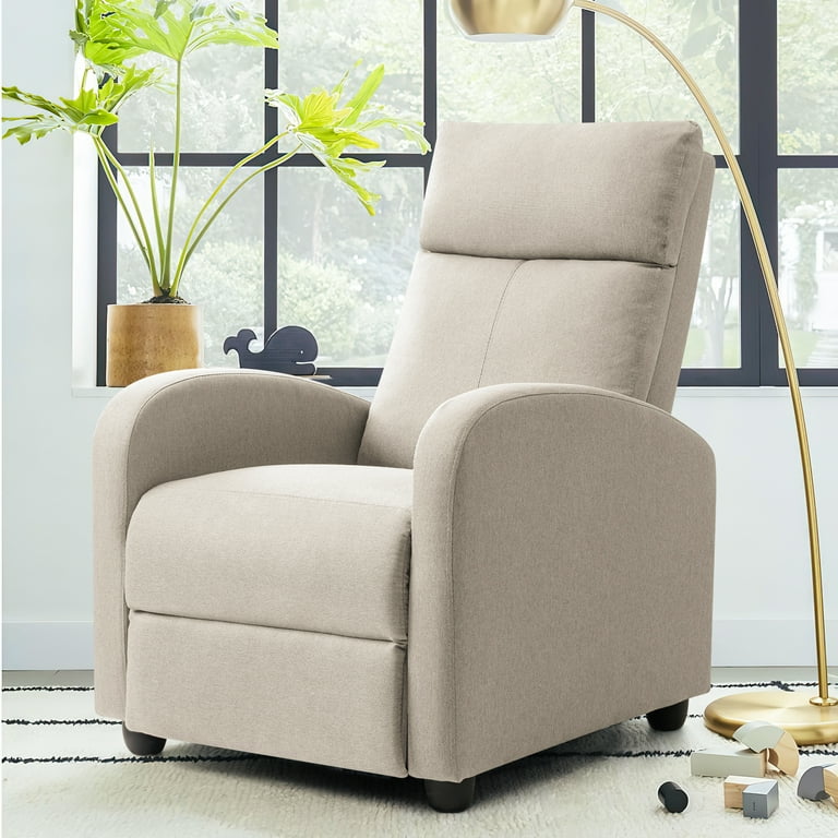 Homall Recliner Chair, Recliner Sofa Fabric for Adults, Recliners Home  Theater Seating with Lumbar Support, Reclining Sofa Chair for Living Room