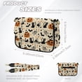 thumbnail image 7 of ZUXONGSY Pumpkin Black Cat Bat Print Shoulder Bag for Women Fashion Crossbody Travel Purse Lightweight Satchel with Adjustable Wide Strap for Shopping Business, 7 of 7