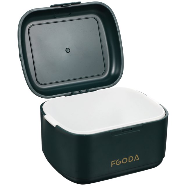 MasteelfCA Denture Bath Case Orthodontic Retainer Box Denture Cleaning Box Portable Brace Retainer Case