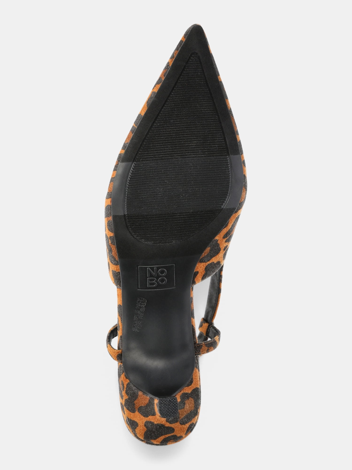 No Boundaries Faux Leather Slingback Kitten Heels, Women's