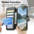 thumbnail image 5 of for iPhone 17 Pro Max Leather Wallet Case, Detachable Magentic RFID Blocking Card Slots Cash Pocket Zipper Magnetic Closure Kickstand Shockproof Drop Protection Flip Case Rugged Cover, Black, 5 of 12
