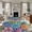 Multi, variant on 6'x9' Area Rugs, Colorful Spring Floral Indoor Outdoor Area Rug for Living Room Bedroom, Summer Botanical Farmhouse Flowers Washable Bathroom Rugs Kitchen Floor Carpet Mats Home Decor Aesthetic