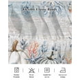 thumbnail image 5 of White Pumpkin Bed Skirt King Size 16 Inch Drop, Coastal Starfish Coral Shell Vintage Wrap Around Dust Ruffle Bedskirts, Wrinkle & Fade Resistant Easy Fit Bedskirt with Adjustable Elastic, 5 of 8