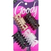 Goody Medium Claw Hair Clips Assorted Neutral Colors 4 Ct