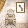 thumbnail image 3 of Jacobs, Cindy 12x14 Gold Ornate Wood Framed with Double Matting Museum Art Print Titled - Bright Giraffe II, 3 of 4