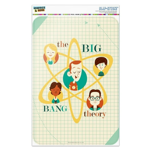 Big Bang Theory Retro Art Home Business Office Sign