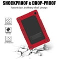 thumbnail image 2 of Mignova for Walmart Onn 11.6 Pro Case,Heavy-Duty Drop-Proof Shock-Resistant Kids Friendly Rugged Hybrid Protective case for Walmart Onn 11.6 Pro (Model:100043279) 11.6 inch Tablet(Red/Black), 2 of 6