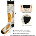 thumbnail image 3 of FREEAMG Leaves and Pumpkinspg Compression Socks for Women and Men(1Pairs)-Best Support for Running, Athletic, Nursing, Travel, 3 of 7
