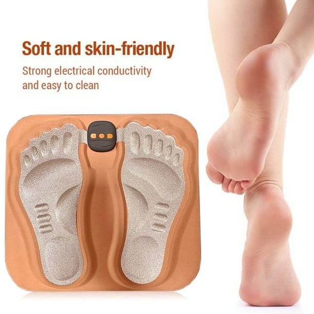 Fiudx Masajeador de Pies, Almohadilla Revitalizante Inteligente para Piernas, Herramienta de Masaje para Mejorar La Postura, Spa Portátil con Carga Usb, Cuidado de Pies Fácil de Limpiar, Uso En Casa,