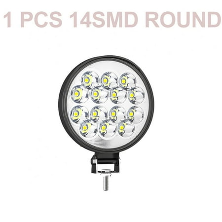 

Led Round Light Bar Flood Light Off Road Fog Driving Roof Bar for Jeep Truck