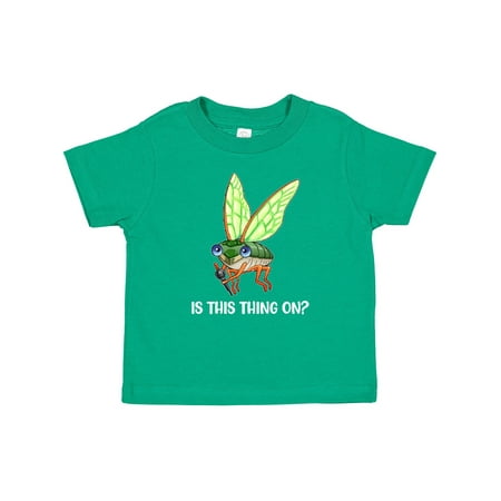 

Inktastic Is This Thing On Cute Cicada with Microphone Gift Baby Boy or Baby Girl T-Shirt