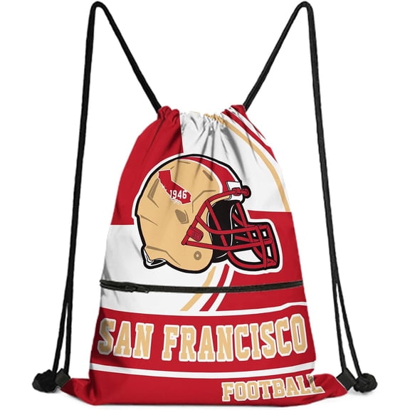 Football Drawstring Backpack, Football Drawstring Bag for Women Men, Best Football Gift For Men Women Football Fans.