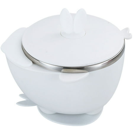 

1pc Silicone Suction Bowl Baby Rabbit Owl Food Serving Bowl Baby Tableware