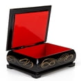 thumbnail image 5 of STP GOODS Sorochyntsi Fair Lacquer Trinket Box 3.1x4.1" (8x10.5 cm) Wooden Decorative Jewelry Box Keepsake Handmade Jewelry Storage Organizer Trinket Case, 5 of 6