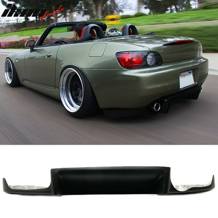 - Fits 00-09 Honda S2000 J Style JS Rear Bumper Lip Diffuser Black FRP
