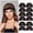 Black, variant on Wig Net Cap High Elastic Hair Mesh Compression Cap for Women 12 Pack Stocking Wig Caps Secure Fit Breathable Comfortable