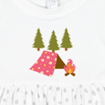 thumbnail image 4 of Inktastic Summer Camp Girls Camping Girls Baby Dress, 4 of 5