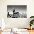 thumbnail image 3 of Elephant Stock Black Arizona - Lost In The Desert Wall Art - Horizontal Canvas Wall Art - Living Room Wall Decor - Floral And Botanical Canvas - Black And Gray Decor By Philippe Hugonnard - 12" x 8", 3 of 8