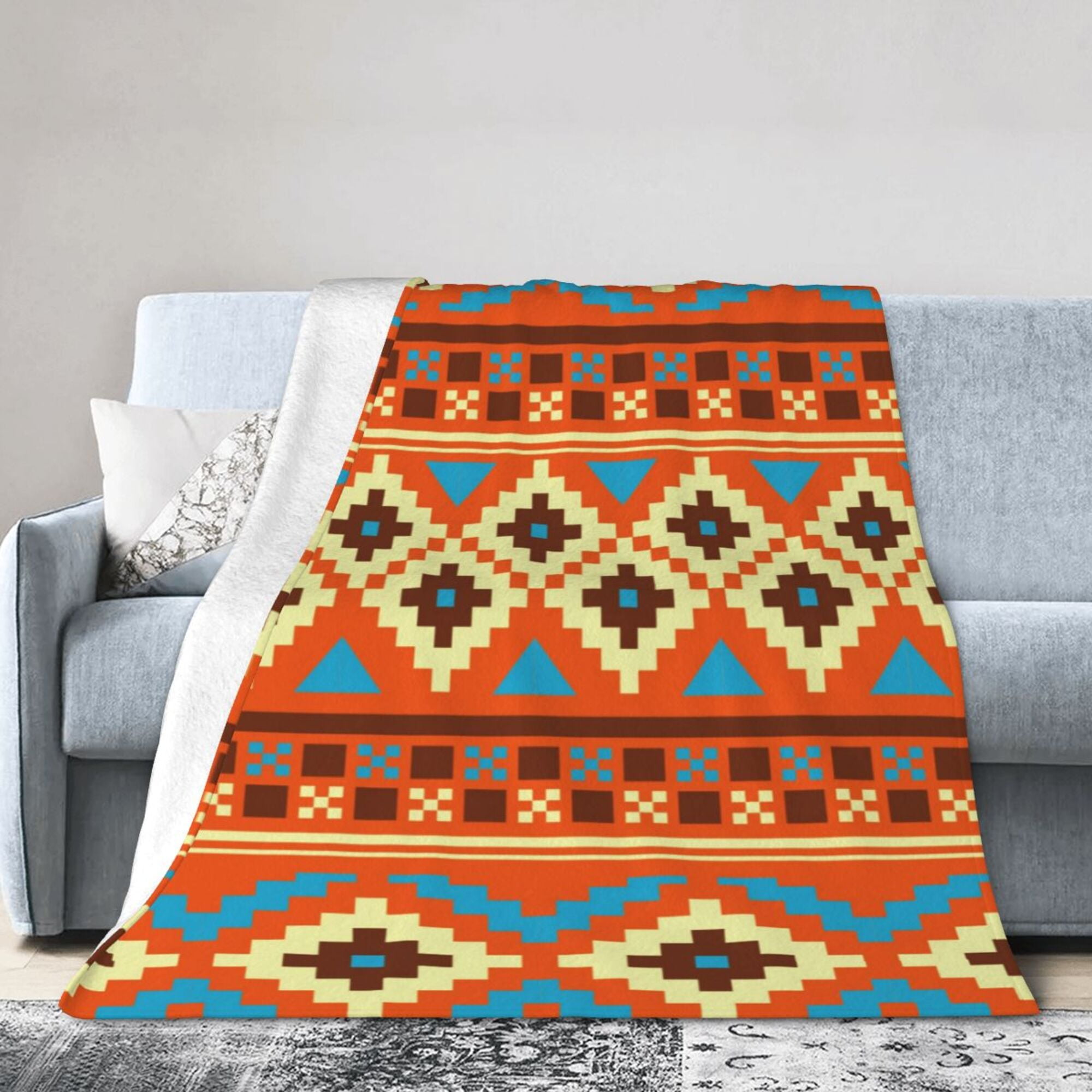 Indigenous Paisley Sky Ultra-Soft Micro Fleece Blanket 60