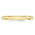 thumbnail image 6 of 10K Yellow Gold 3mm Half Round with Edge Band Ring Size 7, 6 of 7