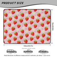 thumbnail image 7 of Binienty Pink Strawberry Daisy Pattern Universal Car Rear Trunk Cargo Liner, Anti-Skid Bottom Easy to Clean Interior Accessory, 29"x39" Fit for Most Sedan SUV Models, 7 of 7