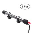 thumbnail image 1 of 2pcs Submersible Aquarium Heater 100w With Thermometer And Suction Cup (us Plug), 1 of 1