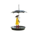 thumbnail image 1 of Price cut Bird Feeder Metal Bracelet Girl And Umbrella Bird Feeder Metal Handicraft Garden Decoration Pendant, 1 of 5