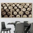 thumbnail image 3 of wall26 Framed Canvas Print Wall Art Set Retro Vintage Sepia Oak Wine Barrels Drinks &amp; Cocktails Food Photography Realism Decorative Contemporary for Living Room, Bedroom, Office - 24"x36&quo, 3 of 5