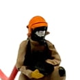 thumbnail image 6 of Miniature Firefighter Figures ABS Material Tiny People for Sand Table Diorama Model Displays, 6 of 7