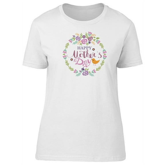 Mothers Day In A Floral Frame Tee Women's -Image by Shutterstock