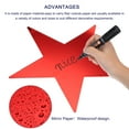 thumbnail image 3 of Recortes de Papel Estrella Unique Bargains Confeti Adornos para Cumpleaños Fiesta Aula Boda Rojo 11 Pulgadas Paquete de 24, 3 of 5