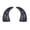 Black, variant on Rhinestone Magnetic Horns, Magnetic Devil Horns for Car, Sparkling Crystal Car Roof Decoration, Removable Magnetic Auto Exterior Accessories for Cars, SUVs and Trucks
