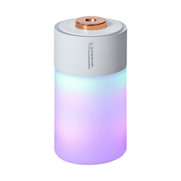 Yhmxh Utensilios de cocina Difusor de aceites esenciales de 300 ml para aromaterapia con modo de niebla ajustable y luces LED de 7 colores para el hogar, la oficina y el dormitorio.