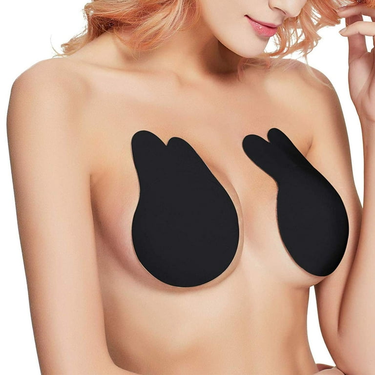 Nippleless Covers Sticky Silicone Reusable Breast Lift Pasties Bra