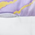 thumbnail image 3 of Purple Gold Marble Throw Pillow Covers 18 x 18 Inch Modern Abstract Marble Texture Decorative Pillows Case Lilac Cushion Covers for Couch Sofa Bed Home Decor Set of 4, 3 of 6