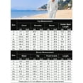 thumbnail image 5 of Coshow Men's Linen 2 Piece Set Long Sleeve Button Down Cuban Shirt and Pants Casual Summer Beach Outfit, 5 of 5