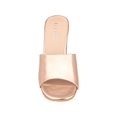 thumbnail image 4 of Women's Chunky Heeled Mule Sandals Low Heel Sandals Single Strap Square Toe Chunky Heeled Sandal, 4 of 5