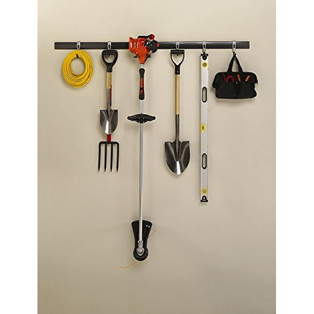 Rubbermaid FastTrack Garage Organization Steel AllinOne Rail & Hook