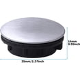 thumbnail image 2 of 2 piezas de cubierta de orificio para cinta de fregadero, cubierta de orificio para grifo de acero inoxidable, tapón para placa de fregadero, tapón para baño, cocina (orificio de instalación para 0,9, 2 of 5