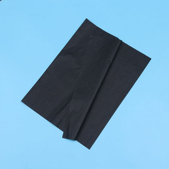 FELTECHELECTR Black Rectangular Wrapping Paper 30Pcs for Seasonal Gifting and DIY Projects