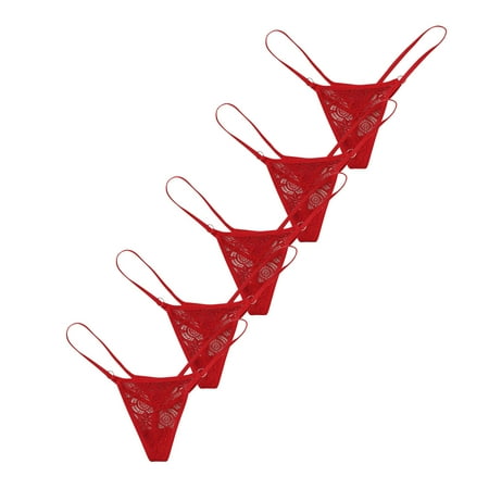 Bigersell Women s Briefs Clearance Seamless Underwear Women Period Panty Style P-1506 Spandex Thong Panties Ladies Thongs Briefs High Waist Women s Panties Red XXL
