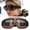 D, variant on Retro Motorcycle Goggles, UV-Protective Riding Glasses Fits Over Eyeglasses, Soft Padded Windproof Ski Goggles, 7.1" Wide
