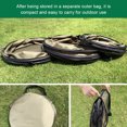 thumbnail image 3 of Redempat OxfordCloth Reusable Leaf Bags With Built-In Spring For Quick Opening Dumpster Bags Leaf Garbage Bin Green,30Gallons L, 3 of 6