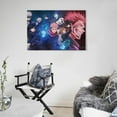 thumbnail image 5 of Japanese Comics Anime Jjk Posters (2) Canvas Wall Art Prints Poster Gifts Photo Picture Painting Posters Room Decor Home Decorative 16x24inch(40x60cm), 5 of 6
