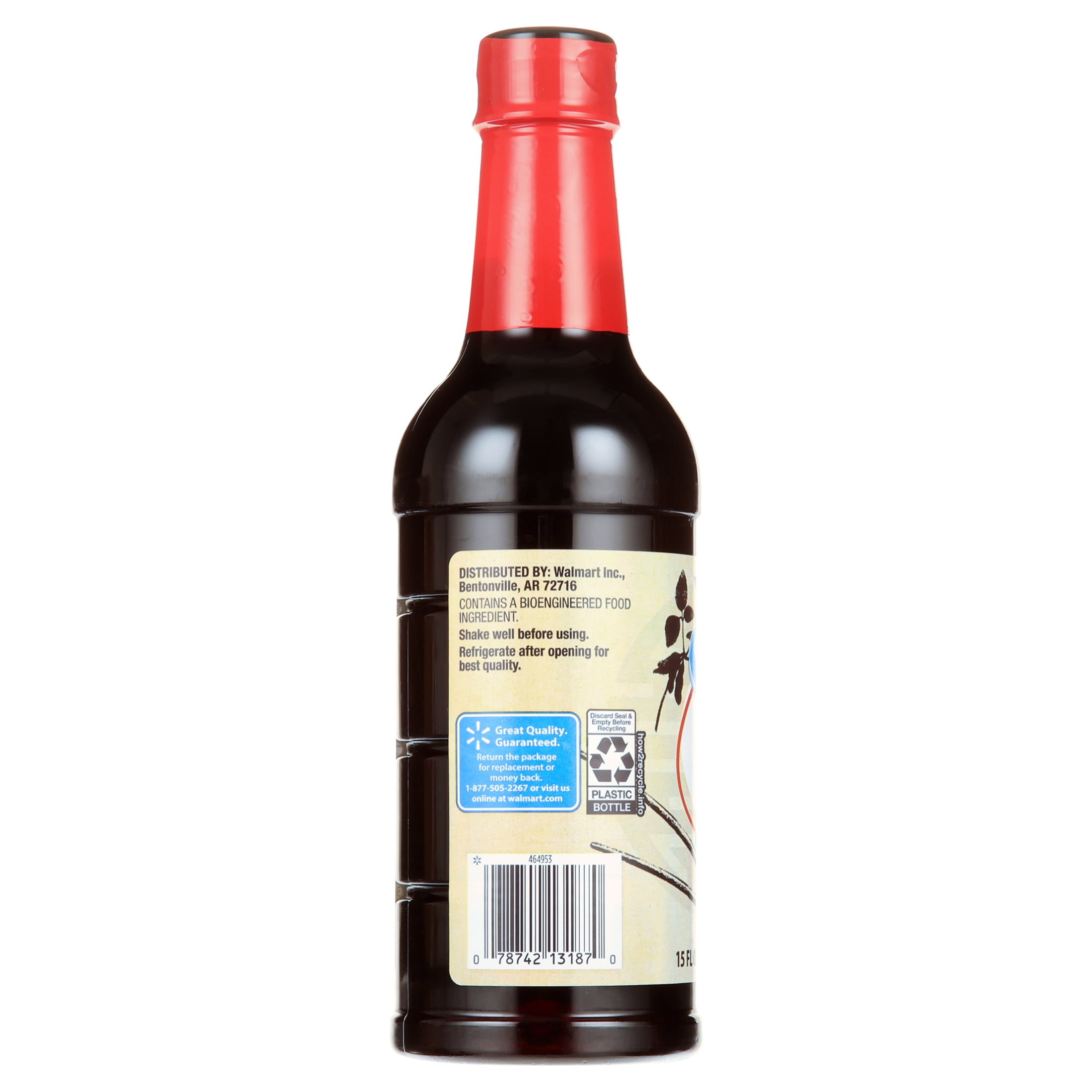 Great Value Naturally Brewed Soy Sauce, 15 fl oz