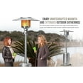 thumbnail image 3 of Fire Sense Patio Heater with Wheel Electronic Ignition System Portabl Propane Heater Stainless Steel, 3 of 12