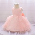Infant Baby Girl Dresses Sleeveless Bowknot Mesh Princess Fashion