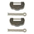 thumbnail image 1 of 2pcs Antique Decorative Lock Retro Box Lock Suitcase Decor Latches with Keys, 1 of 9