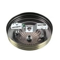 thumbnail image 3 of Aspen Creative 21514-21 Traditional Fixture Canopy Kit, 5" Diameter with Hook, 7/16" Center Hole, Antique Brass, 1 Sets/Pack, 3 of 5