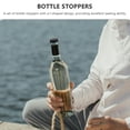 thumbnail image 2 of 24 piezas de corchos para vino, accesorios para botellas, tapones bonitos para botellas, tapón de goma, aleación de aluminio, 2 of 6